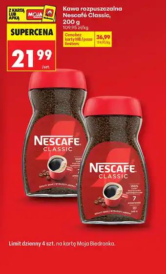 Kawa rozpuszczalna Nescafe Classic