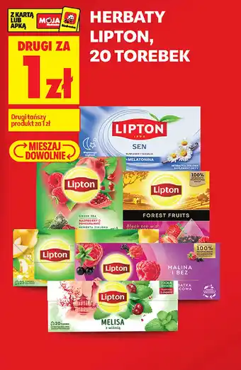 Biedronka Herbaty Lipton oferta