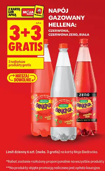 Biedronka Napój gazowany Hellena oferta