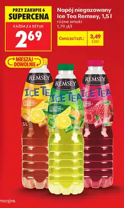 Biedronka Napój niegazowany Ice Tea Remsey oferta