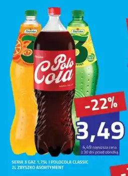 Hildebrandt SERIA 3 GAZ 1,75L I POLOCOLA CLASSIC 2L ZBYSZKO ASORTYMENT oferta