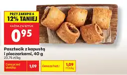 Biedronka Pasztecik z kapustą i pieczarkami oferta