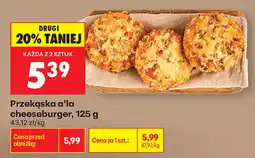 Biedronka Przekąska a’la cheeseburger oferta