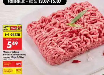 Biedronka Mięso mielone z łopatki wieprzowej Kraina Mięs oferta
