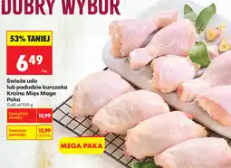 Biedronka Świeże udo lub podudzie kurczaka Kraina Mięs Mega Paka oferta