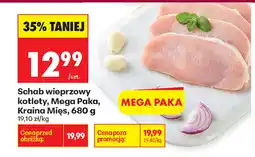 Biedronka Schab wieprzowy kotlety, Mega Paka, Kraina Mięs oferta