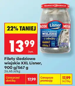 Biedronka Filety śledziowe wiejskie XXL Lisner oferta