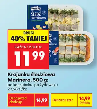 Biedronka Krajanka śledziowa Marinero oferta