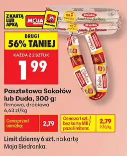 Biedronka Pasztetowa Sokółów lub Duda oferta