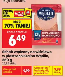 Biedronka Schab wędzony na wiśniowo Kraina Wędlin oferta
