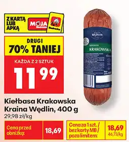 Biedronka Kiełbasa Krakowska Kraina Wędlin oferta