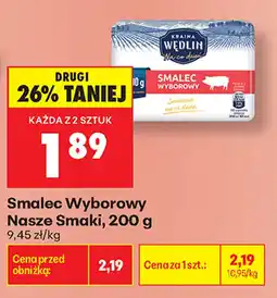 Biedronka Smalec Wyborowy Nasze Smaki oferta
