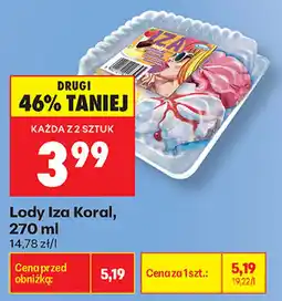 Biedronka Lody Iza Koral oferta