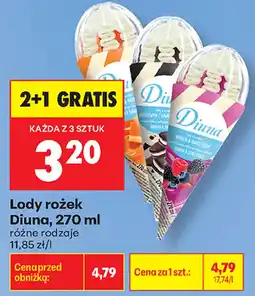 Biedronka Lody rożek Diuna oferta