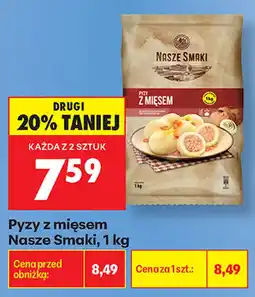 Biedronka Pyzy z mięsem Nasze Smaki oferta
