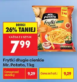 Biedronka Frytki długie cienkie Mr. Potato oferta