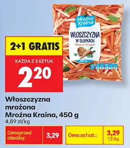 Biedronka Włoszczyzna mrożona Mroźna Kraina oferta