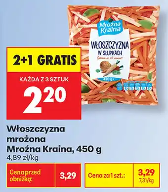 Biedronka Włoszczyzna mrożona Mroźna Kraina oferta