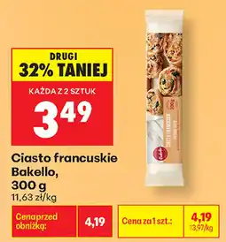 Biedronka Ciasto francuskie Bakello oferta