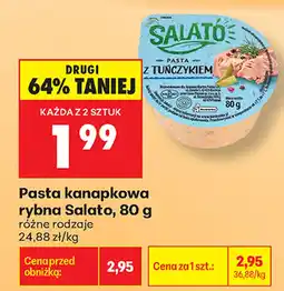 Biedronka Pasta kanapkowa rybna Salato oferta