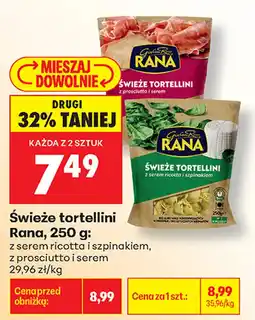 Biedronka Świeże tortellini Rana oferta