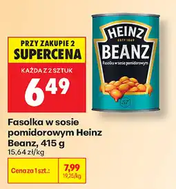Biedronka Fasolka w sosie pomidorowym Heinz Beanz oferta