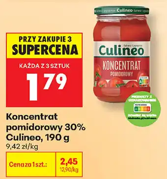 Biedronka Koncentrat pomidorowy 30% Culineo oferta