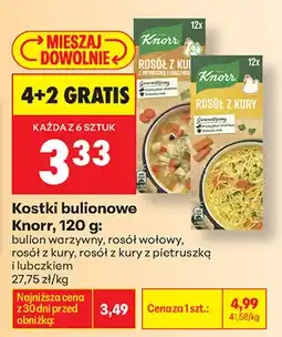 Biedronka Kostki bulionowe Knorr oferta