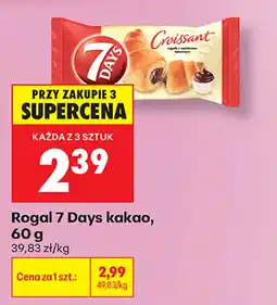 Biedronka Rogal 7 Days kakao oferta