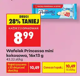 Biedronka Wafelek Princessa mini kokosowa oferta