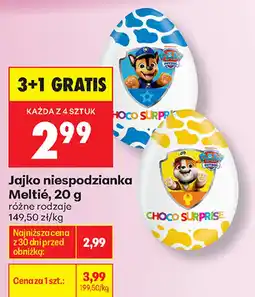 Biedronka Jajko niespodzianka Meltié oferta