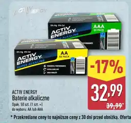 ALDI ACTIV ENERGY Baterie alkaliczne oferta