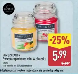 ALDI HOME CREATION Świeca zapachowa mini w słoiczku oferta