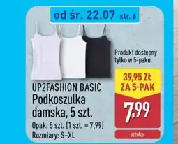 ALDI UP2FASHION BASIC Podkoszulka damska, 5 szt oferta