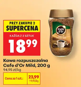 Biedronka Kawa rozpuszczalna Cafe d'Or Mild oferta