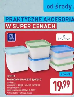 ALDI Crofton Pojemniki do mrożenia żywności oferta