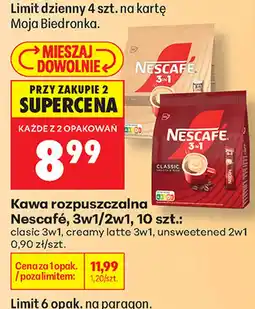 Biedronka Kawa rozpuszczalna Nescafé oferta
