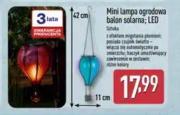 ALDI Mini lampa ogrodowa balon solarna LED oferta