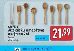 ALDI Crofton Akcesoria kuchenne z drewna akacjowego 4 szt oferta