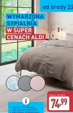 ALDI NOVITESSE Pościel chłodząca 70x80 140x200 cm oferta