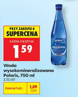 Biedronka Woda wysokomineralizowana Polaris oferta