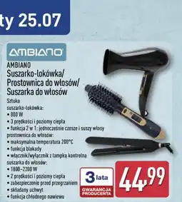 ALDI AMBIANO Suszarko-lokówka/Prostownica do włosów/Suszarka do włosów oferta