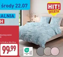 ALDI Novitesse pościel chłodząca 2x70x80 cm 200x220 cm oferta