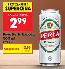 Biedronka Piwo Perła Export oferta