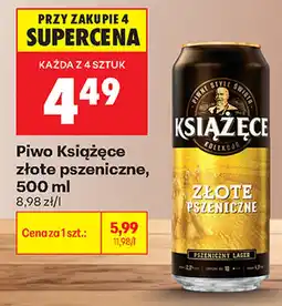 Biedronka Piwo Książęce Złote Pszeniczne oferta