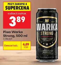 Biedronka Piwo Warka Strong oferta