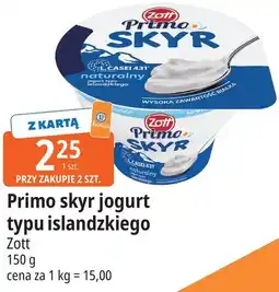 E.Leclerc Primo skyr jogurt typu islandzkiego Zott oferta