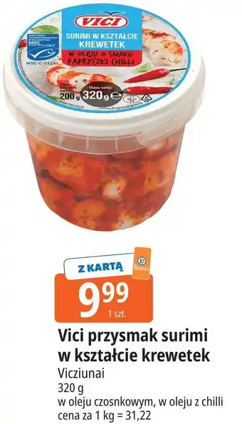 E.Leclerc Vici przysmak surimi w kształcie krewetek oferta