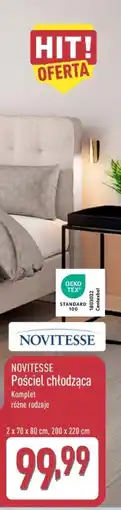 ALDI NOVITESSE Pościel chłodząca 2x70x80 200x220 cm oferta