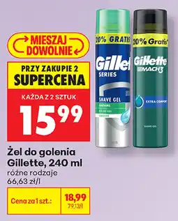 Biedronka Żel do golenia Gillette oferta